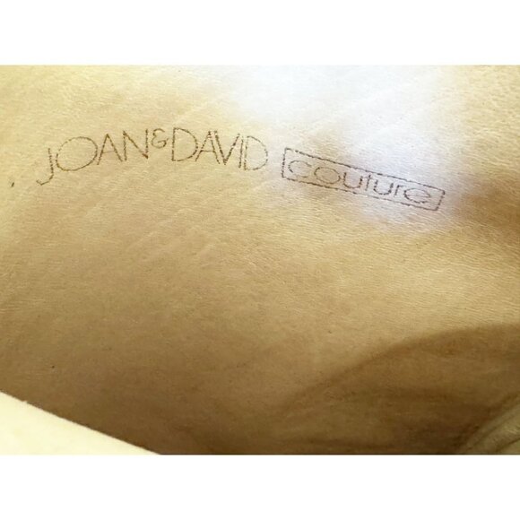 Joan & David Couture Narrow Leather Pull On Tan Boots sz(7) - Picture 8 of 8